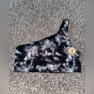 Victoria’s Secret PINK! GYM to SWIM Sport One Shoulder Bra Size Small NWT